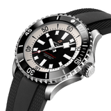 Breitling Superocean Automatic 46 Black Dial Black Rubber Strap Watch for Men - A17378211B1S1 Authentic Buy Shop Now