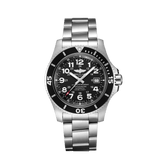 Breitling Superocean II 44mm Black Dial Black Steel Strap Watch for Men - A17392D71B1A1 Authentic Buy Shop Now