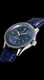 Breitling Navitimer Automatic 35 Blue Dial Blue Leather Strap Watch for Men - A17395161C1P1 Authentic Buy Shop Now