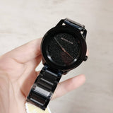 Michael Kors Kinley Silver Dial Black Steel Strap Watch for Women - MK5999 Authentic Buy Shop Now