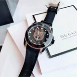 Gucci Dive Feline Black Dial Black Rubber Strap Watch For Men - YA136320 Authentic Buy Shop Now
