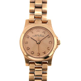 Marc Jacobs Dinky Rose Gold Dial Rose Gold Steel Strap Watch for Women - MBM3200 Authentic Buy Shop Now