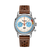 Breitling Top Time Deus Limited Edition White Dial Brown Leather Strap Watch for Men - A233112A1A1X1 Authentic Buy Shop Now