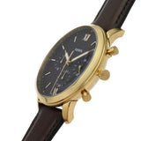 Fossil Neutra Chronograph Brown Dial Brown Leather Strap Watch for Men - FS5763 Authentic Buy Shop Now