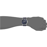 Emporio Armani Kappa Quartz Blue Dial Blue Leather Strap Watch For Women - AR11012 Authentic Buy Shop Now