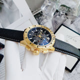 Versace Casual Chronograph Blue Dial Blue Leather Strap Watch for Men - VERG004-18 Authentic Buy Shop Now