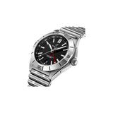 Breitling Chronomat GMT 40 Automatic Black Dial Silver Steel Strap Watch for Men - A32398101B1A1 Authentic Buy Shop Now