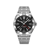 Breitling Chronomat GMT 40 Automatic Black Dial Silver Steel Strap Watch for Men - A32398101B1A1 Authentic Buy Shop Now