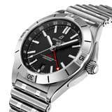 Breitling Chronomat GMT 40 Automatic Black Dial Silver Steel Strap Watch for Men - A32398101B1A1 Authentic Buy Shop Now