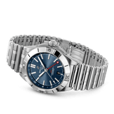Breitling Chronomat GMT 40 Blue Dial Silver Steel Strap Watch for Men - A32398101C1A1 Authentic Buy Shop Now