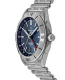 Breitling Chronomat GMT 40 Blue Dial Silver Steel Strap Watch for Men - A32398101C1A1 Authentic Buy Shop Now