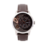 Fossil Townsman Automatic Black Dial Brown Leather Strap Watch for Men - ME1163 Authentic Buy Shop Now