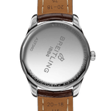 Breitling Premier Automatic 40mm Grey Dial Brown Leather Strap Watch for Men - A37340351B1P2 Authentic Buy Shop Now