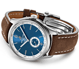 Breitling Premier Automatic 40mm Blue Dial Brown Leather Strap Mens Watch - A37340351C1X2 Authentic Buy Shop Now