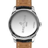 Breitling Premier Automatic 40mm Blue Dial Brown Leather Strap Mens Watch - A37340351C1X2 Authentic Buy Shop Now