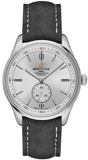 Breitling Premier Automatic 40mm Stainless Steel Silver Dial Mens Watch - A37340351G1X2 Authentic Buy Shop Now