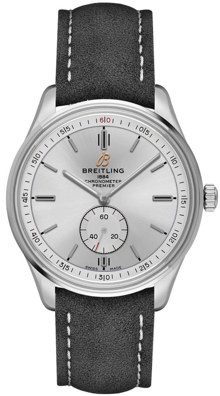 Breitling Premier Automatic 40mm Stainless Steel Silver Dial Mens Watch - A37340351G1X2 Authentic Buy Shop Now