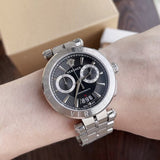 Versace Quartz Black Dial Silver Steel Strap Watch For Men - VBR080018 Authentic Buy Shop Now
