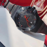 Maserati Potenza 3H STR Black Dial 42mm Leather Strap Watch For Men - R8851108010 Authentic Buy Shop Now