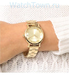 Michael Kors Norie Gold Dial Gold Steel Strap Watch for Women - MK3560 Authentic Buy Shop Now
