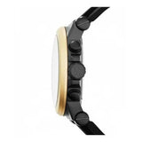 Michael Kors Dylan Chronograph Quartz Black Dial Black Rubber Strap Watch For Men - MK8383 Authentic Buy Shop Now