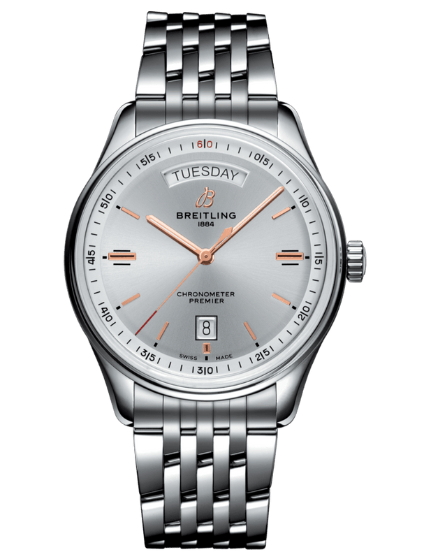 Breitling Premier Automatic Day & Date 40mm Stainless Steel Mens Watch - A45340211G1A1 Authentic Buy Shop Now