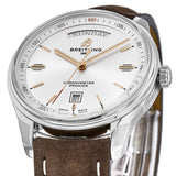 Breitling Premier Automatic Chronometer 40mm Silver Dial Mens Watch - A45340211G1X3 Authentic Buy Shop Now