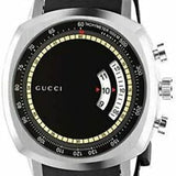 Gucci Grip Chronograph Black Dial Black Rubber Strap Watch For Men - YA157301 Authentic Buy Shop Now