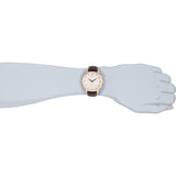 Coach Slim Easton Silver Dial Brown Leather Strap Watch for Women - 14502694 Authentic Buy Shop Now