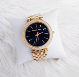 Michael Kors Darci Blue Dial Gold Steel Strap Watch for Women - MK3406 Authentic Buy Shop Now