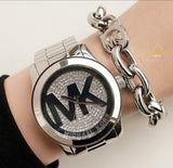 Michael Kors Runway Silver Dial Silver Steel Strap Watch for Women - MK5544 Authentic Buy Shop Now