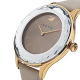Swarovski Octea Nova Grey Dial Grey Leather Strap Watch for Women - 5295326 Authentic Buy Shop Now