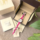 Burberry The City White Dial Haymarket Pink Leather Strap Watch for Women - BU9149 Authentic Buy Shop Now