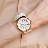 Guess Athena White Dial White Rubber Strap Watch For Women - GW0030L3 Authentic Buy Shop Now