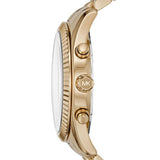 Michael Kors Lexington Chronograph Green Dial Gold Steel Strap Watch for Men - MK8446 Authentic Buy Shop Now