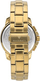 Maserati Successo Chronograph Blue Dial Gold Steel Strap Watch For Men - R8873621021 Authentic Buy Shop Now