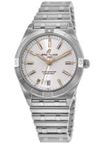 Breitling Chronomat 32 Diamonds White Dial Silver Steel Strap Watch for Women - A77310101A3A1 Authentic Buy Shop Now