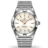 Breitling Chronomat 32 Diamonds White Dial Silver Steel Strap Watch for Women - A77310101A3A1 Authentic Buy Shop Now