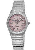 Breitling Chronomat 32 Diamonds Pink Dial Silver Steel Strap Watch for Women - A77310101K1A1 Authentic Buy Shop Now