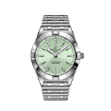 Breitling Chronomat 32 Diamonds Green Dial Silver Steel Strap Watch for Women - A77310101L1A1 Authentic Buy Shop Now