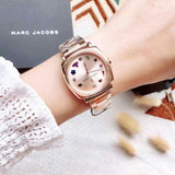 Marc Jacobs Mandy Rose Gold Dial Rose Gold Steel Strap Watch for Women - MJ3550 Authentic Buy Shop Now