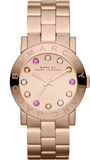 Marc Jacobs Blade Rose Gold Dial Rose Gold Steel Strap Watch for Women - MBM3142 Authentic Buy Shop Now