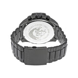 Diesel Mega Chief Chronograph Black Dial Black Steel Strap Watch For Men - DZ4355 Authentic Buy Shop Now