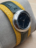 Marc Jacobs Black Dial Black Leather Strap Watch for Women - MBM1071 Authentic Buy Shop Now