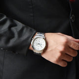 Fossil Neutra Chronograph White Dial Silver Steel Strap Watch for Men - FS5433 Authentic Buy Shop Now