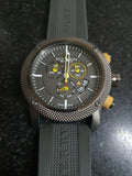 Burberry Sport Endurance Chronograph Grey Dial Grey Rubber Strap Watch for Men - BU7713 Authentic Buy Shop Now