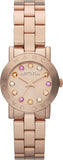 Marc Jacobs Amy Rose Gold Dial Rose Gold Steel Strap Watch for Women - MBM3219 Authentic Buy Shop Now