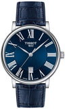 Tissot Carson Premium Blue Dial Blue Leather Strap Watch For Men - T122.410.16.043.00 Authentic Buy Shop Now