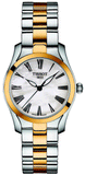 Tissot T Wave Lady White Mother of Pearl Dial Two Tone Steel Strap Watch For Women - T112. 210. 22. 113. 00 Authentic Buy Shop Now