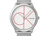 Calvin Klein Minimal White Dial Silver Mesh Bracelet Watch for Women - K3M52152 Authentic Buy Shop Now
